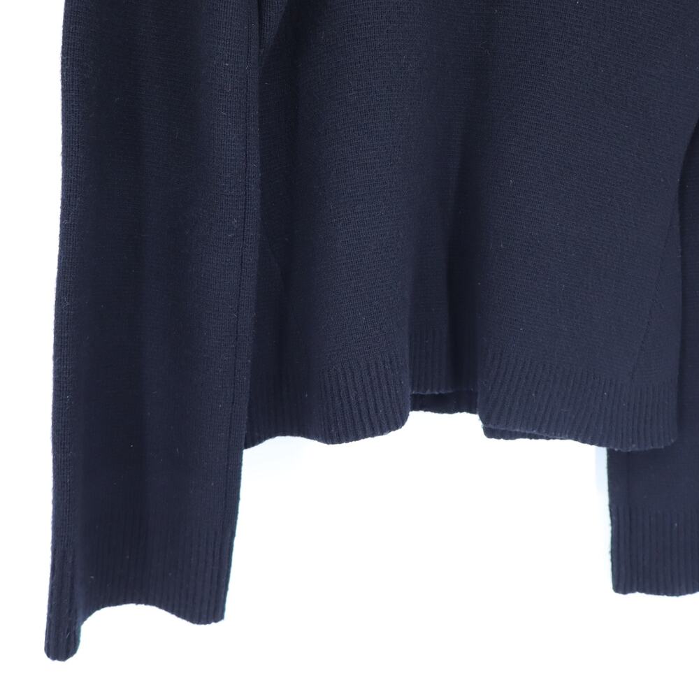 Jenni Kayne Cooper Cardigan Black Wool Cashmere Wide Long Sleeve Women's M - Picture 10 of 14